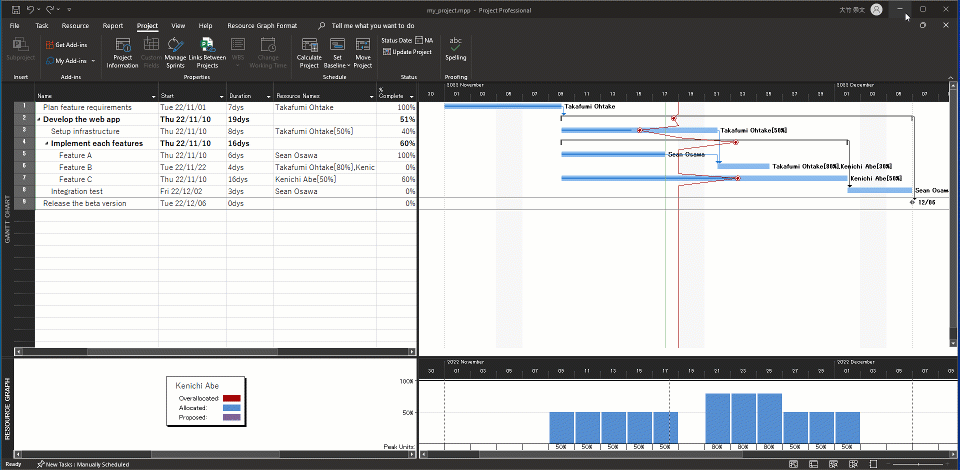 import-ms-project-file